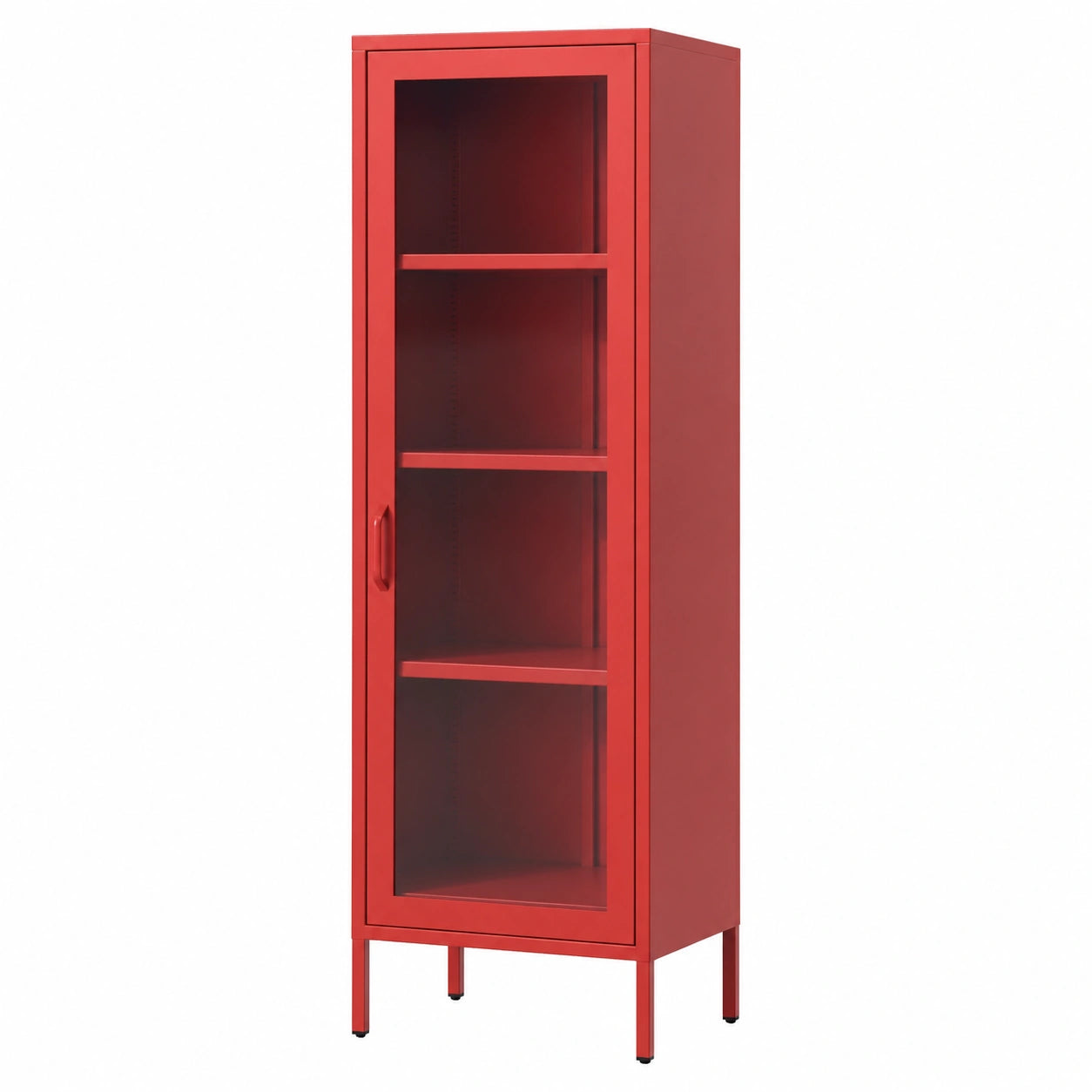 vitrine-en-verre-rouge-avec-etageres-reglables-et-montage-mural-hxgqa10788ys