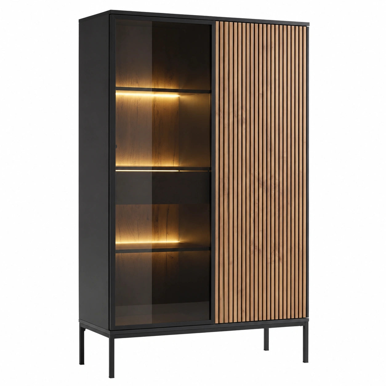 vitrine-moderne-avec-eclairage-led-noir-et-chene-104x166x39-cm-ejneg10776md