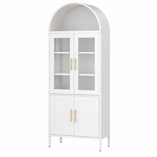 buffet-armoire-en-metal-avec-dome-arrondi-2-portes-en-verre-et-metal-getqq10857gn