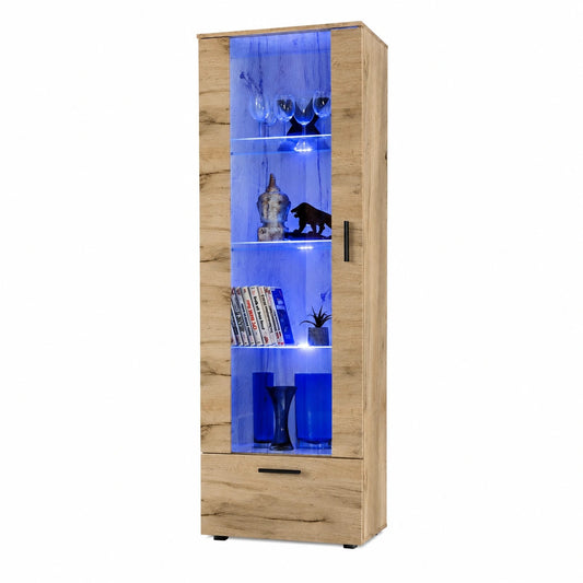 armoire-vitrine-en-bois-avec-eclairage-led-bleu-et-3-etageres-asupf10783oy