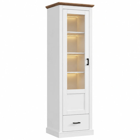 vitrine-de-salon-avec-eclairage-led-et-securite-antibascule-1-porte-et-1-tiroir-meuble-de-rangement-blanc-hzcnr10787lm