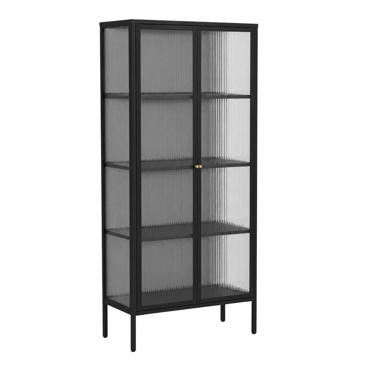 buffet-vitrine-avec-compartiments-de-rangement-et-portes-magnetiques-en-verre-trempe-vsbpf10829qf