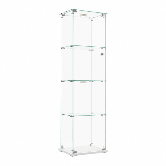 armoire-de-presentation-en-verre-avec-eclairage-led-4-niveaux-porte-verrouillable-utilisation-pour-salonbureausalle-de-jeux-blanc-nlfit10822eo